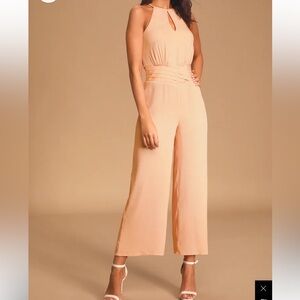 Ali & Jay‎ Beachcomber Wide LegJumpsuit, Peach Size Small